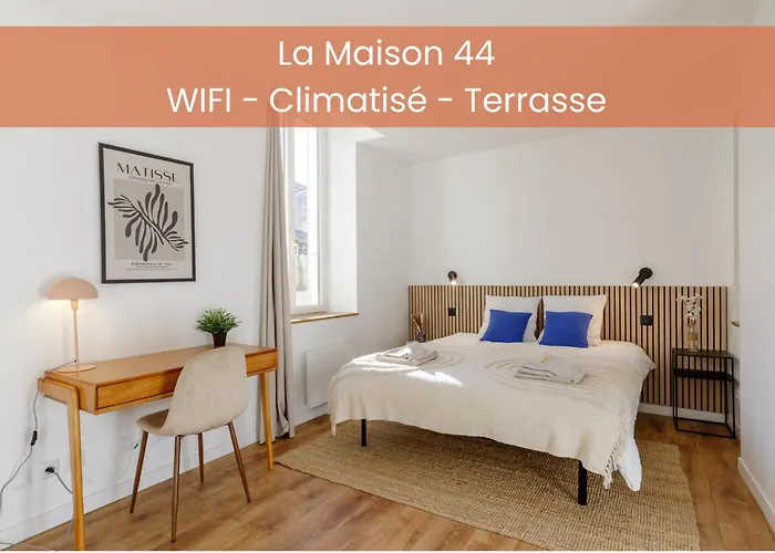 La Maison 44 - T2 - Clim, Terrasse, Garage, Via Rhona