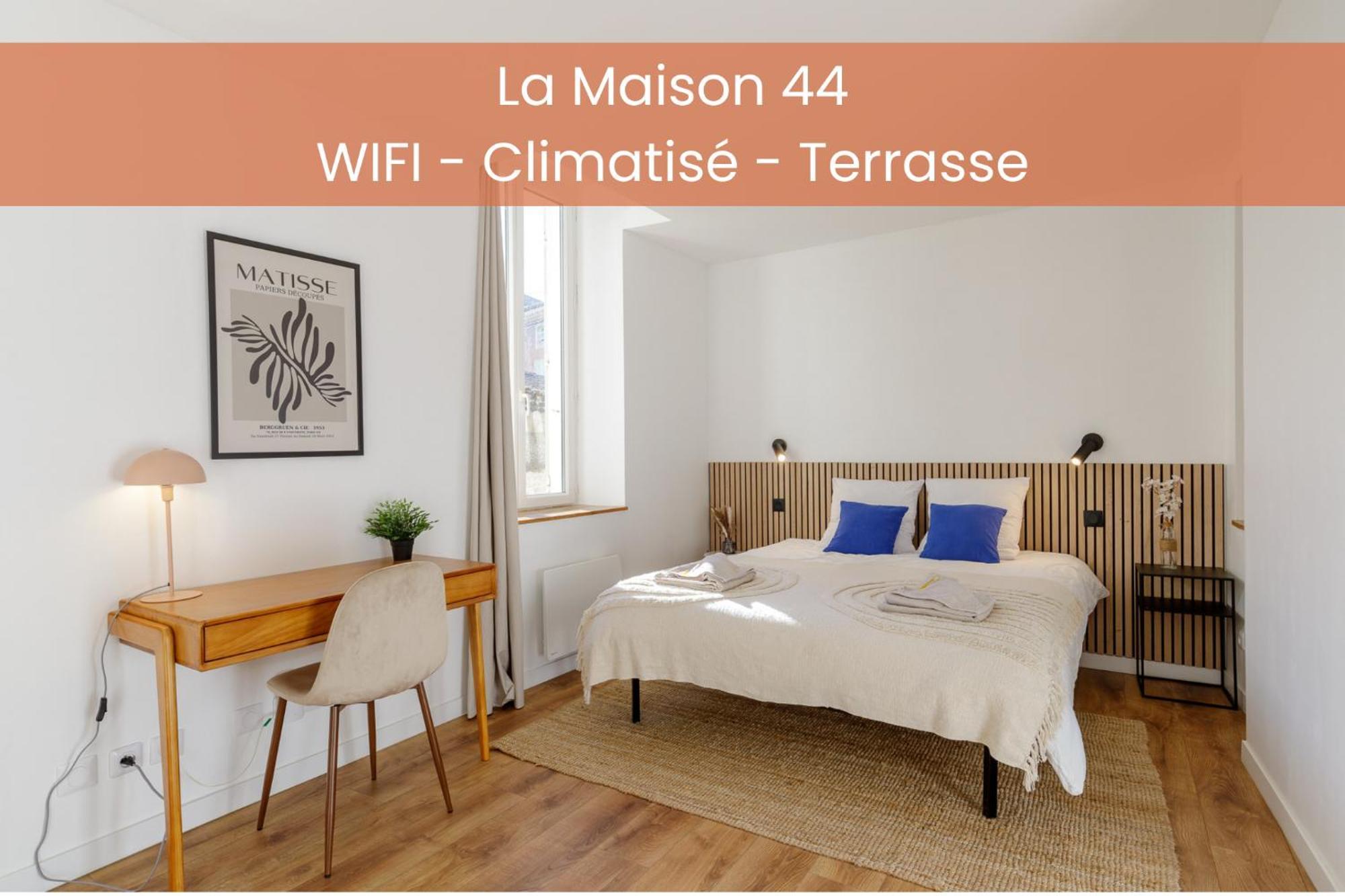 La Maison 44 - T2 - Clim, Terrasse, Garage, Via Rhona Apartamento *